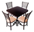 Mesa Greca cuadrada para Restaurante, Bar y Cafetería | Cubierta de formica, Modelo Greca - comprar en línea
