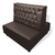 Imagen de Sillón Grande Doble para Restaurante, Cafetería o Bar | Modelo Booth Doble