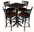 Mesa Alta Periquera para Bar, Restaurante, Cantina y Cafetería | Diseño Campirano y Funcional en internet