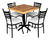 Imagen de Mesa amplia, Comedor para Restaurante, Bar, Cafetería y Jardín | Emboquillado tipo duela, Modelo Italia