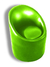 Sillón Minimalista para Bar, Cafetería, Restaurante u Hogar Tapizado en Tactopiel | Modelo Egg - comprar en línea