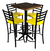 Comedor Periquero Estilo Campirano para Bares y Cafeterías | Mesa y Bancos de Madera en internet