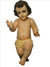 Niño Dios de Resina con Ojos de Vidrio, Figura Artesanal Religiosa | 55 cm en internet