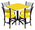 Mesa Comedor para Restaurante, Bar, Cafetería y Espacios Exteriores | Estilo Rústico y Acogedor Modelo Chilanguita - tienda en línea