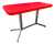 Mesa Rectangular Moderna para Restaurante y Comedor | 120x60 cm con Base Metálica - tienda en línea