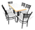 Comedor Para Restaurante Bar Cafetería Moderno con 6 sillas | Emboquillado de Madera Modelo Italia en internet