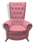Imagen de Sillón Vintage Capitonado en Tactopiel Morado | Diseño Elegante Modelo Diva