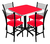 Imagen de Mesa Comedor para Restaurante, Bar, Cafetería y Espacios Exteriores | Estilo Rústico y Acogedor Modelo Chilanguita