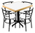 Comedor para Restaurante con 4 Sillas y Mesa Cuadrada | Muebles Comerciales Modelo Chabely - It-Luam Muebles