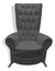 Sillón Vintage Capitonado en Tactopiel Morado | Diseño Elegante Modelo Diva - It-Luam Muebles
