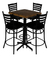 Mesa Alta Periquera para Bar, Restaurante, Cantina y Cafetería | Diseño Campirano y Funcional - comprar en línea