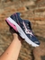 Tênis Wave Nirvana 9 Feminino Mizuno Azul/Rosa - jb calcados