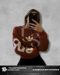 ADIDAS BUZO OVERSIZE (TALLE UNICO) - tienda online