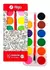 Acuarela Filgo 12 colores con pincel - comprar online