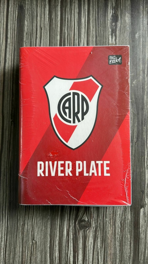 Cuaderno tapa flexible x8 River Plate PPR - comprar online