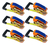 Kit 6 Catracas Para Amarrar Carga 50mm X 36cm 4 Toneladas