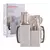 Kit Conjunto 19 Pçs De Utensílios Facas Silicone e Plástico Cozinha Jogo Completo Batedeira Colher Pegador - loja online