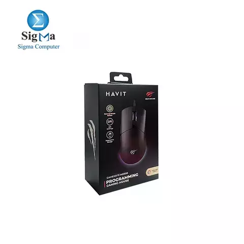 Mouse Gamer HAVIT CAMENOTE MS1038: Precisión y Comodidad para tus Partidas