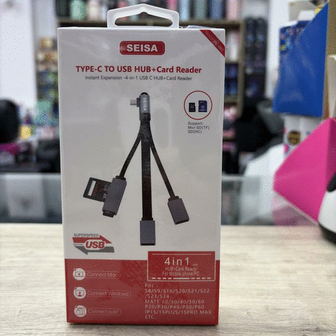 SEISA Hub USB-C Tipo C con Lector de Tarjetas: Conectividad Avanzada para Tus Dispositivos - tienda online