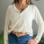 Camisa de broderie y algodón