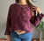 Sweater Mohair bordeaux - tienda online