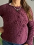 Sweater Mohair bordeaux en internet