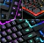 Teclado Gamer Semi-mecânico RGB LED retroiluminado na internet