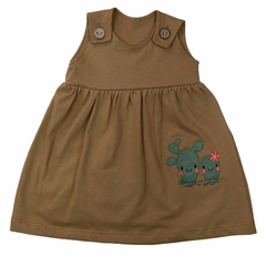Vestido Infantil Flor de Mandacaru Pão de Mel - comprar online