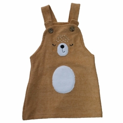Jardineira Infantil Beatrice Caramelo - comprar online