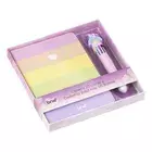 Kit Caneta 0.7mm 10 Cores Dreams + Caderno Brochura 96 Fls