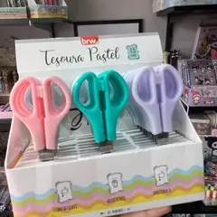 TESOURA PASTEL 13CM