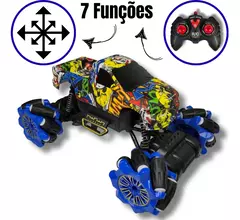 Carro Controle Remoto 7 Funções Bateria Recarregável Twist