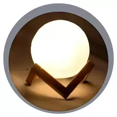 Luminaria Lua C/base a Bateria