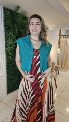 Blusa Quadradinha Manga Estruturada - comprar online