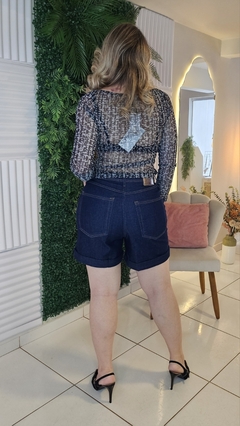 Blusa Granulado Ghost Gray - Sôlinda Boutique