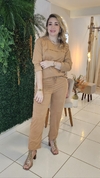 Blusa Marrom Chipmunk Manga Longa