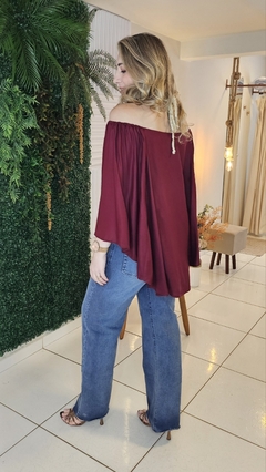 Veste em Cascata com Corda Pescoço - comprar online