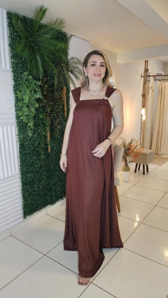 Vestido Longo Detalhe Argola