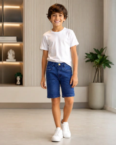 BERMUDA MASCULINA ESCURA