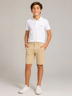BERMUDA ESPORTE FINO CAQUI