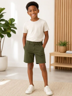 BERMUDA ESPORTE FINO VERDE