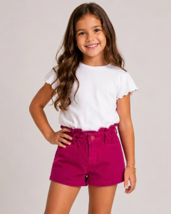 (3109) SHORT ELASTICO PINK