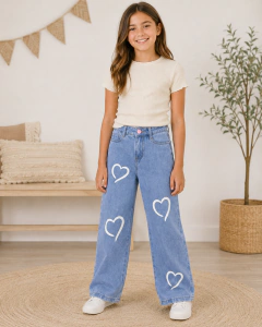 WIDE LEG SILK CORAÇÃO