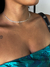 Choker fita Slin - Prata - comprar online