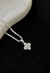 Choker Trevo Cravejado - Prata