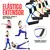 Kit Treine Em Casa Completo Elástico Extensor Cross Tube + Kit com 5 Faixa + Corda de Pular - loja online