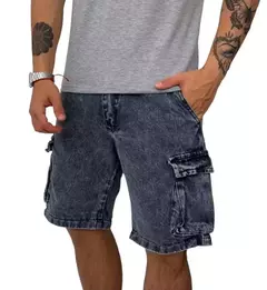 BERMUDAS JEANS MOM CARGO NEVADO TRONOS™ - comprar online