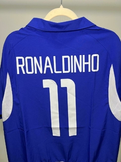 Brasil 2002 Azul Ronaldo/Ronaldinho