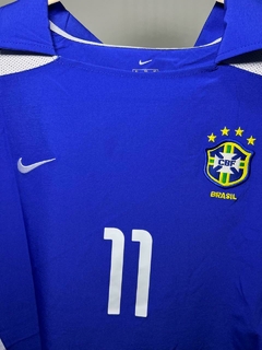 Brasil 2002 Azul Ronaldo/Ronaldinho - Linea de 3