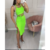 Conjunto feminino midi canelado saia e cropped com bojo e fenda lateral - loja online